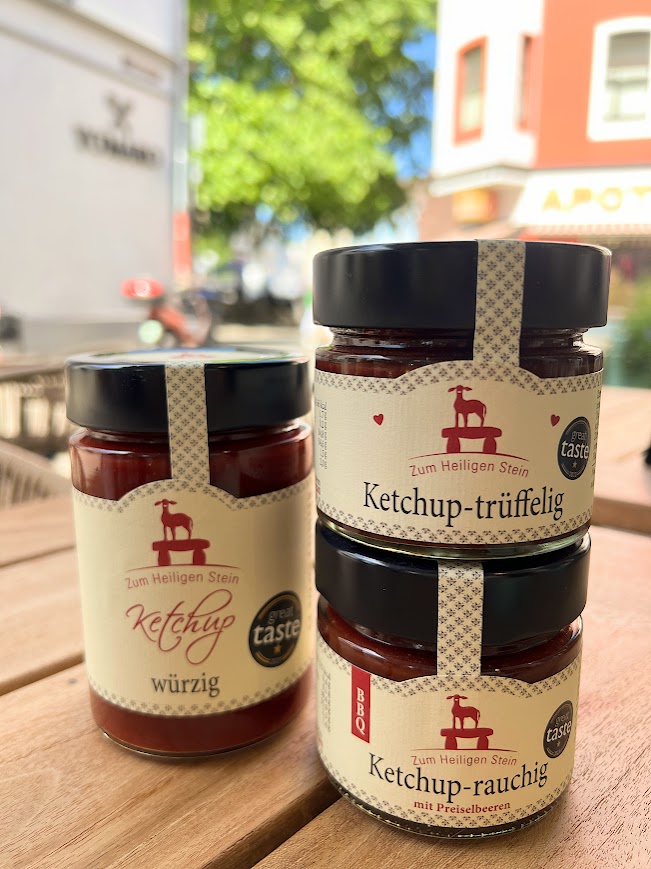 Ketchups, Dressings, Senfe, Honige