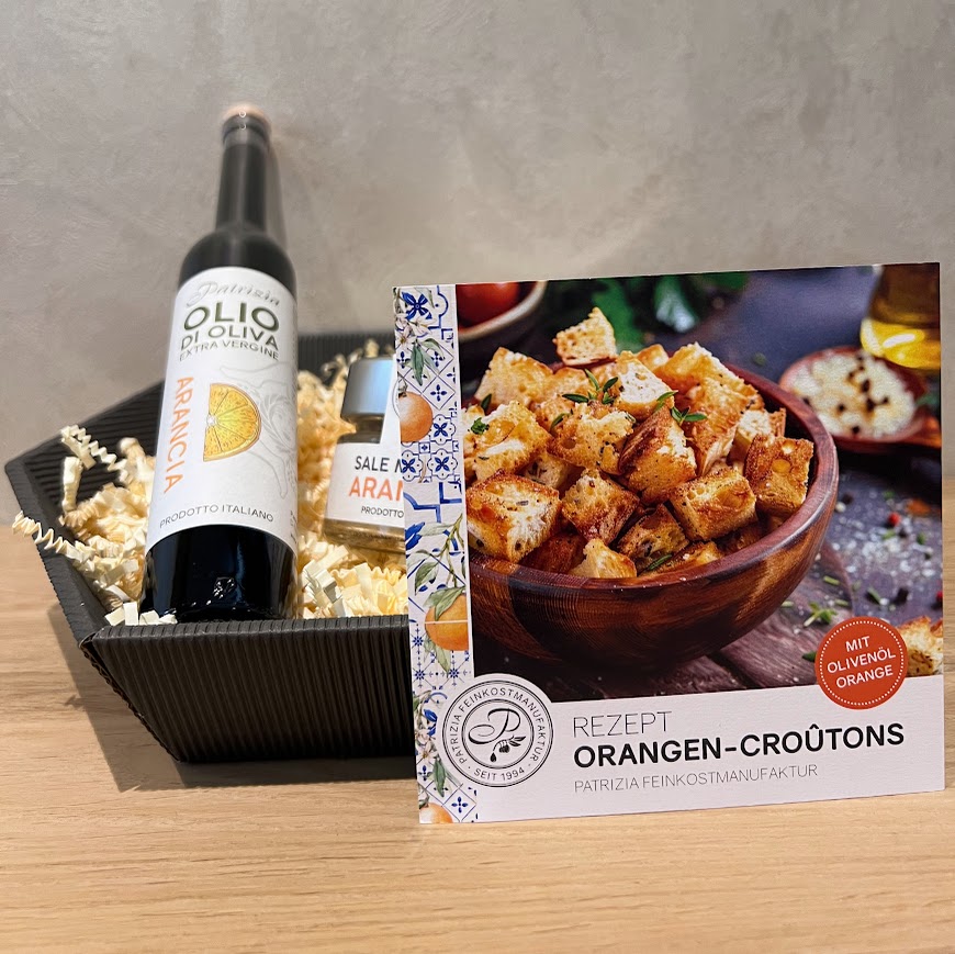 Orangen-Croutons - Rezept 	